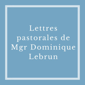 Lettres pastorales