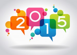 Vector 2015 Happy New Year background